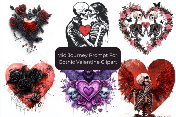 Download Prompt for Gothic Valentine Clipart - Gothic valentine clipart Collection