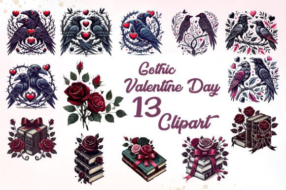 Download Gothic Valentine Clipart - Gothic valentine clipart Collection