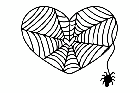 Download Heart Spider Web - Premium Resources